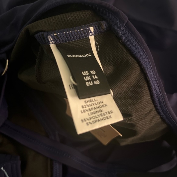 Bloomchic Navy Swim Dress NWT Women’s size 10 - Picture 6 of 6